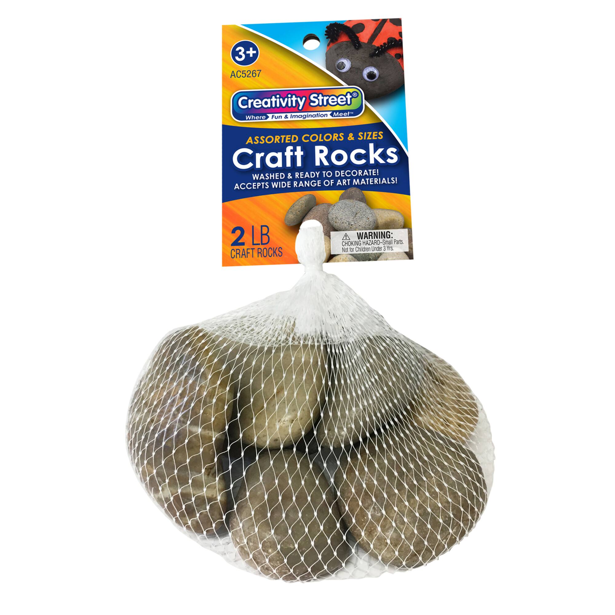 4 Packs: 6 ct. (24 total) Creativity Street® 2lb. Craft Rock Sets